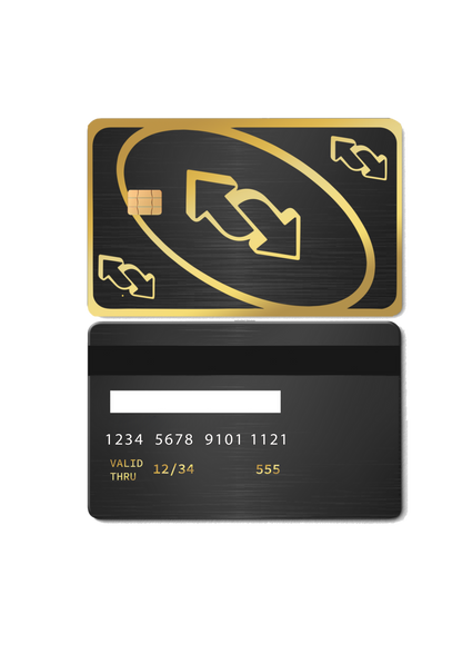 Uno Reverse | Custom Metal Credit Card